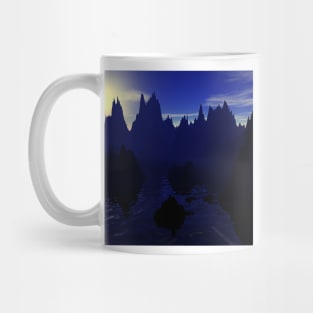 blue mountain Mug